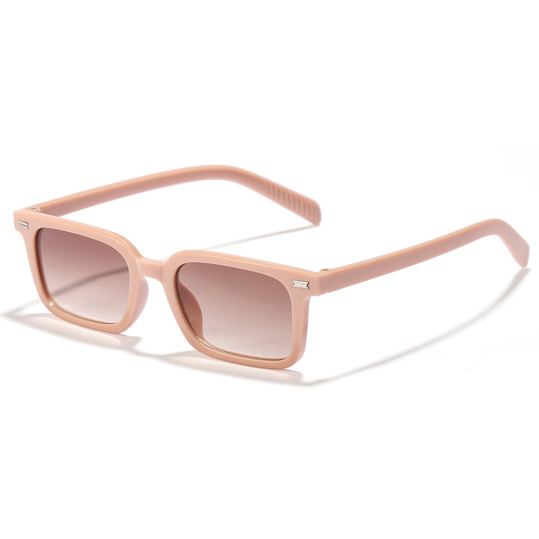 Dame elegant solbrille med transparent ramme Skanto
