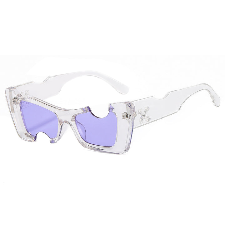 Dame futuristisk designer solbrille Skanto