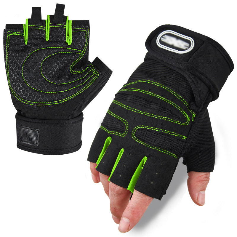 Men's training gloves with ergonomic gel pad Skanto