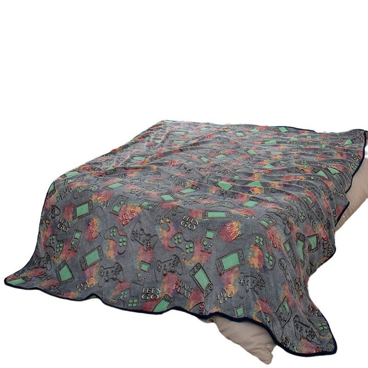 Dame kosesl blanket med gaming-motiv Skanto