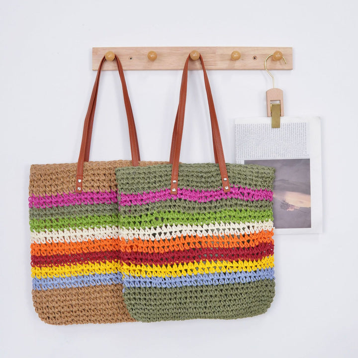 Flettet shopper med fargerik gradient Skanto