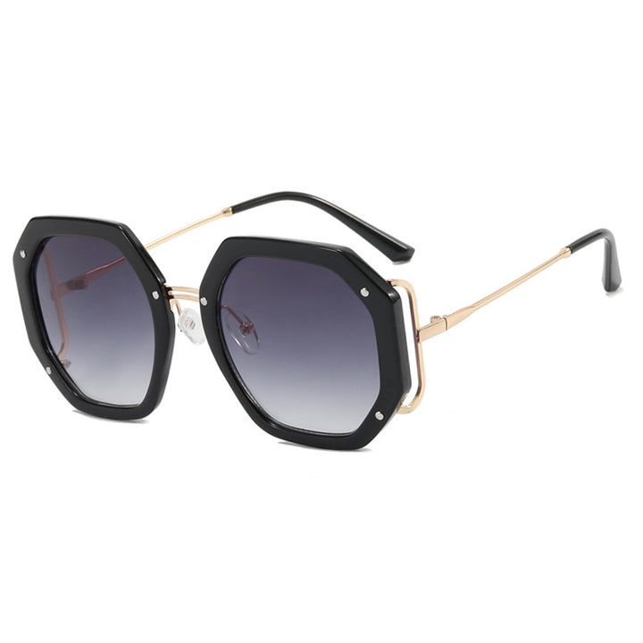 Women's stylish octagonal sunglasses with UV protection and elegant frame Skanto
