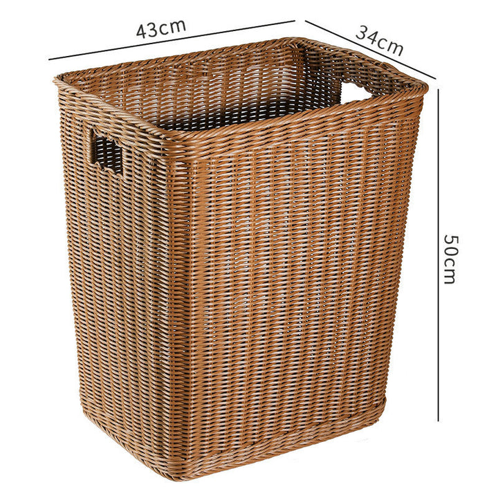Premium Håndvevd Rattan Oppbevaringskurv Skanto