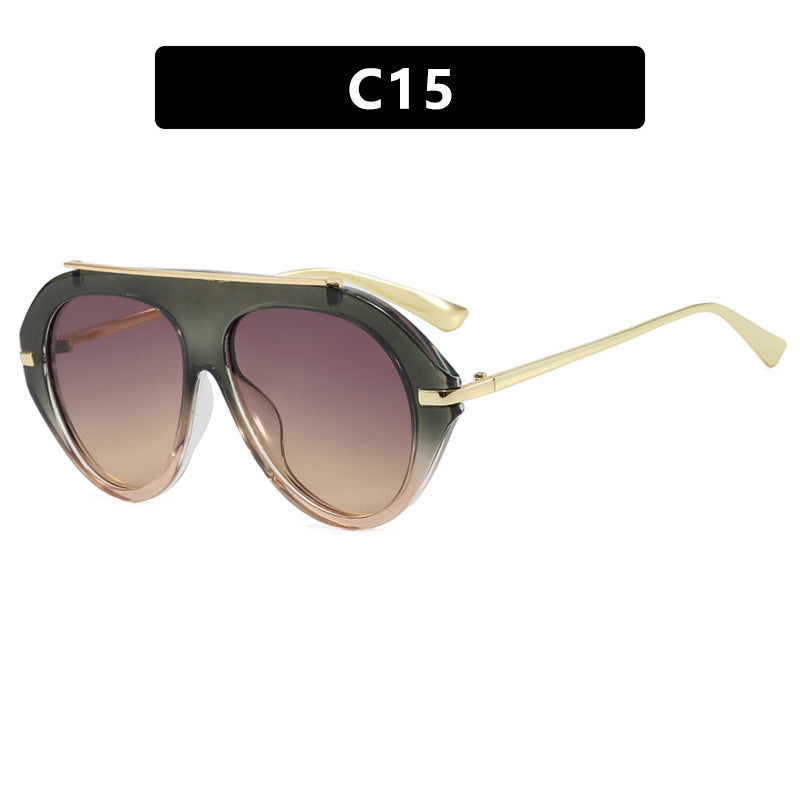 Women's sunglasses in elegant hexagon design Skanto