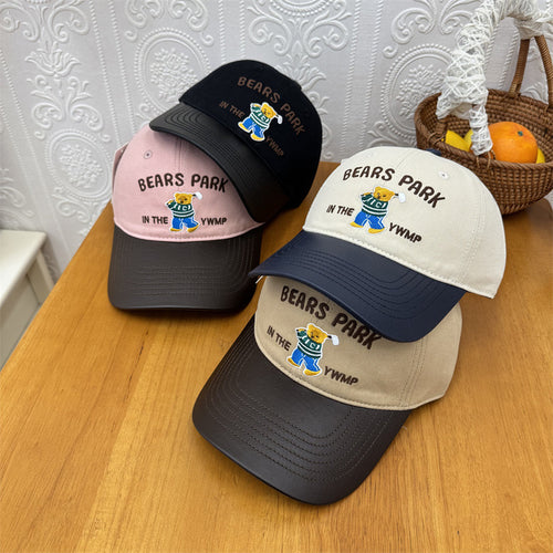 Unisex Brodert Lekne Bjørne-tema Caps Skanto