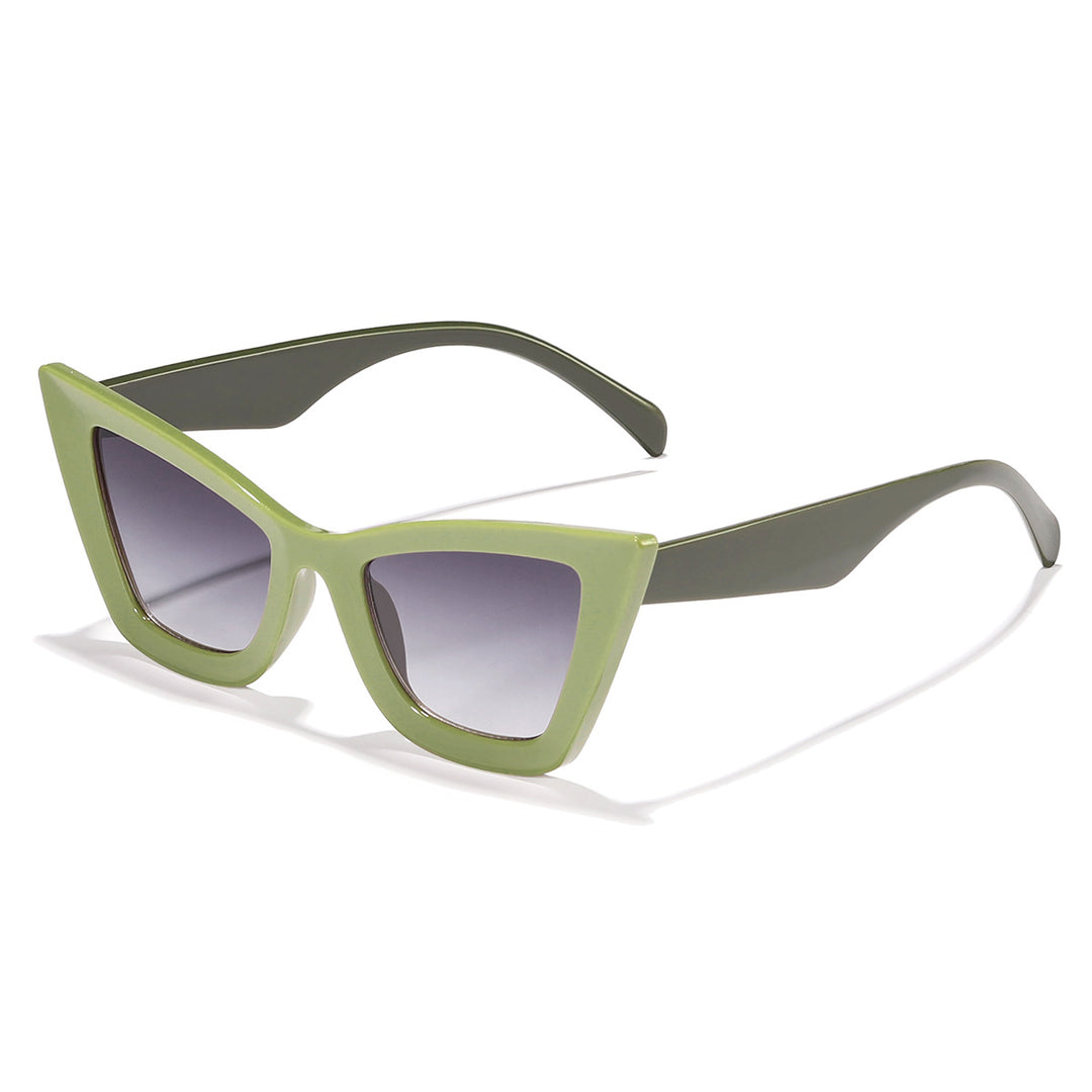 Dame Cat-Eye solbriller med moderne ramme og UV-beskyttelse Skanto