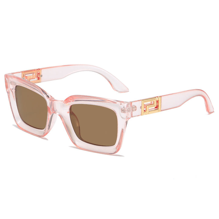 Dame kvadratisk solbrille med luksuriøs design Skanto