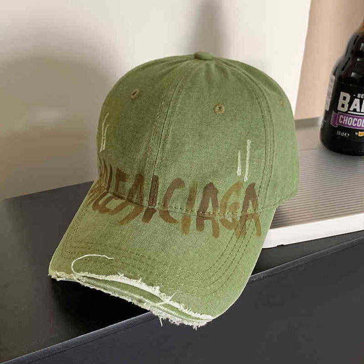 Unisex Slittet Grafisk Pappa Hatt Skanto