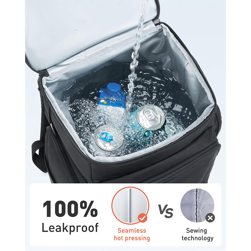 Women's Multifunctional Insulated Cooler and Diaper Backpack with Large Main Compartment and Organizer Skanto