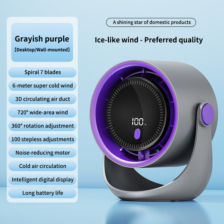 Unisex Digital Air Circulator Vifte Skanto