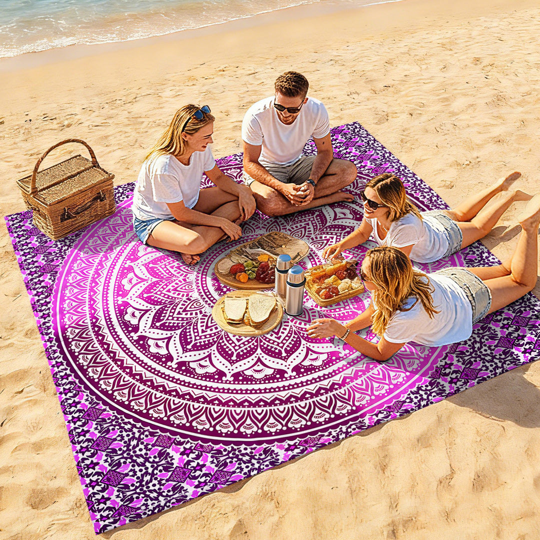 Mandala Design Strandmat Skanto
