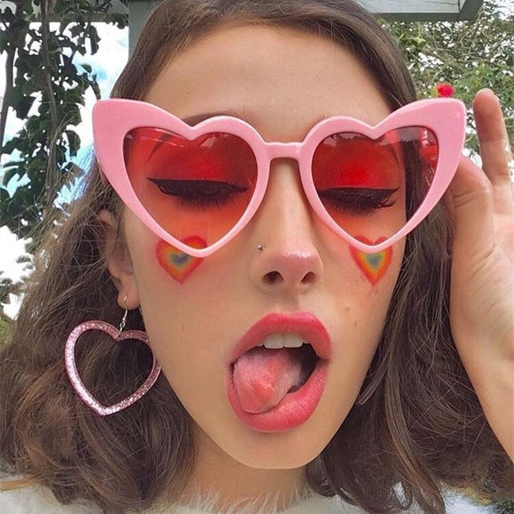 Women's heart-shaped sunglasses with polarized lenses and high-quality plastic frame Skanto