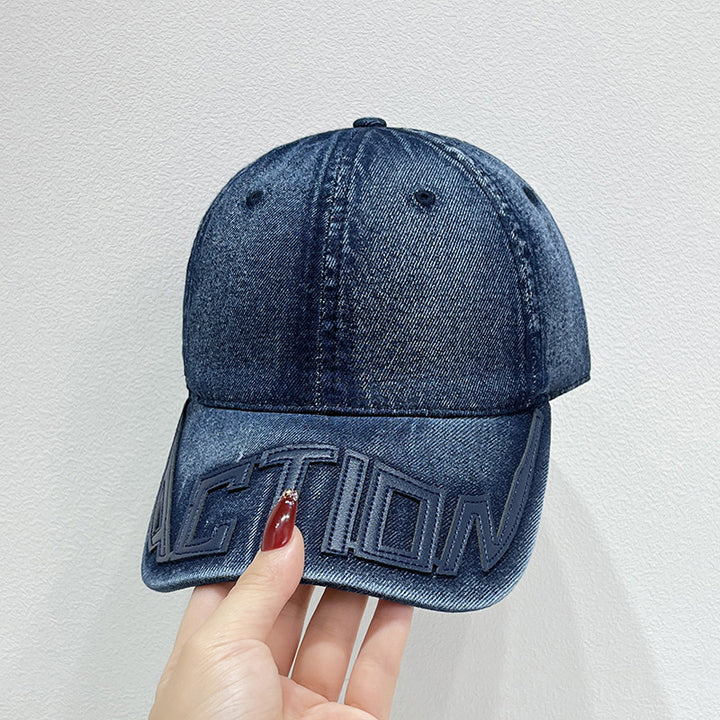 Unisex Stilig Denimbaserte Baseball Caps Skanto