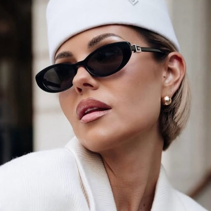 Women's Elegant Cat-Eye Sunglasses with Fine Accents Skanto