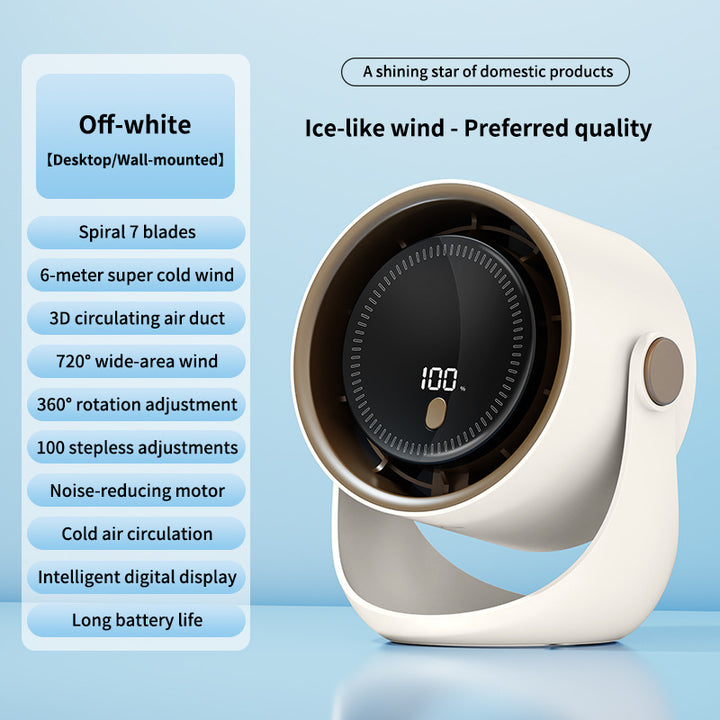 Unisex Digital Air Circulator Vifte Skanto