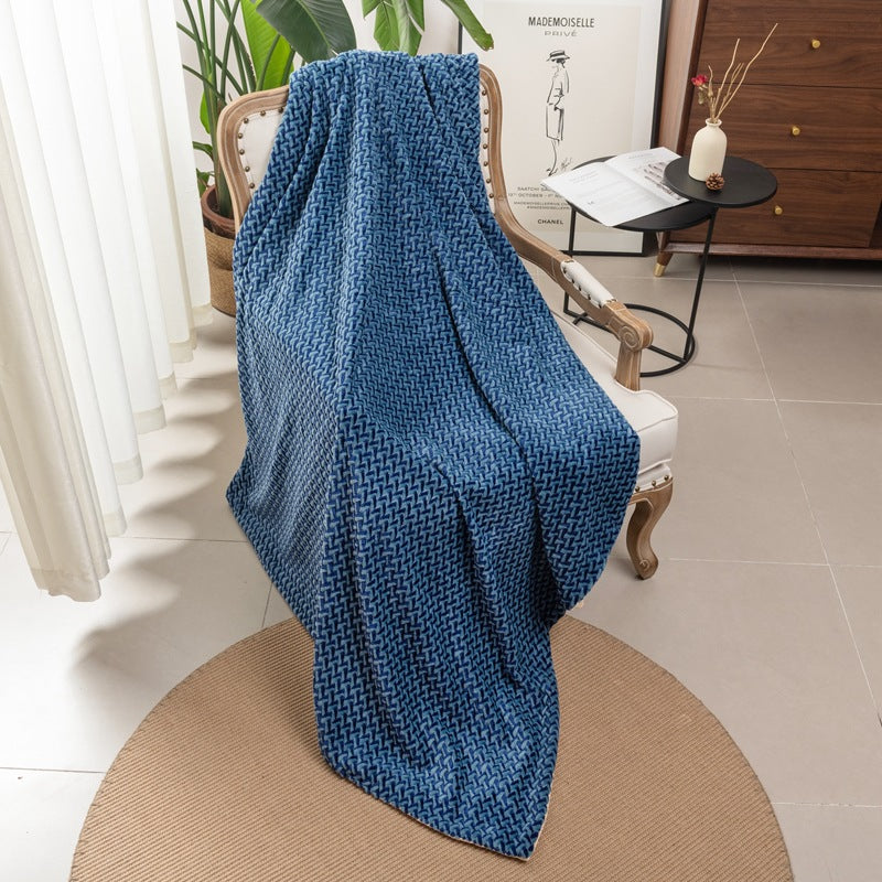 Damer myk og koselig mikrofiber-pledd Skanto