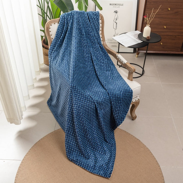 Damer myk og koselig mikrofiber-pledd Skanto