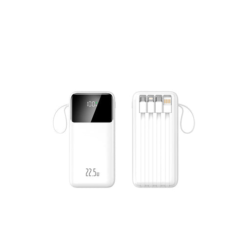 bærbar hurtiglading powerbank med digitalt display Skanto