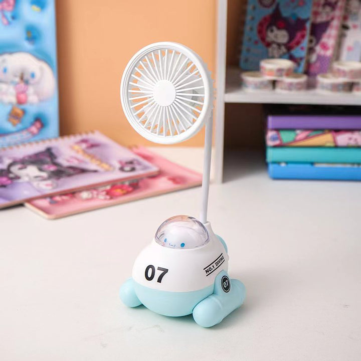 Unisex Bærbar Mini-vifte i søtt panda-design Skanto