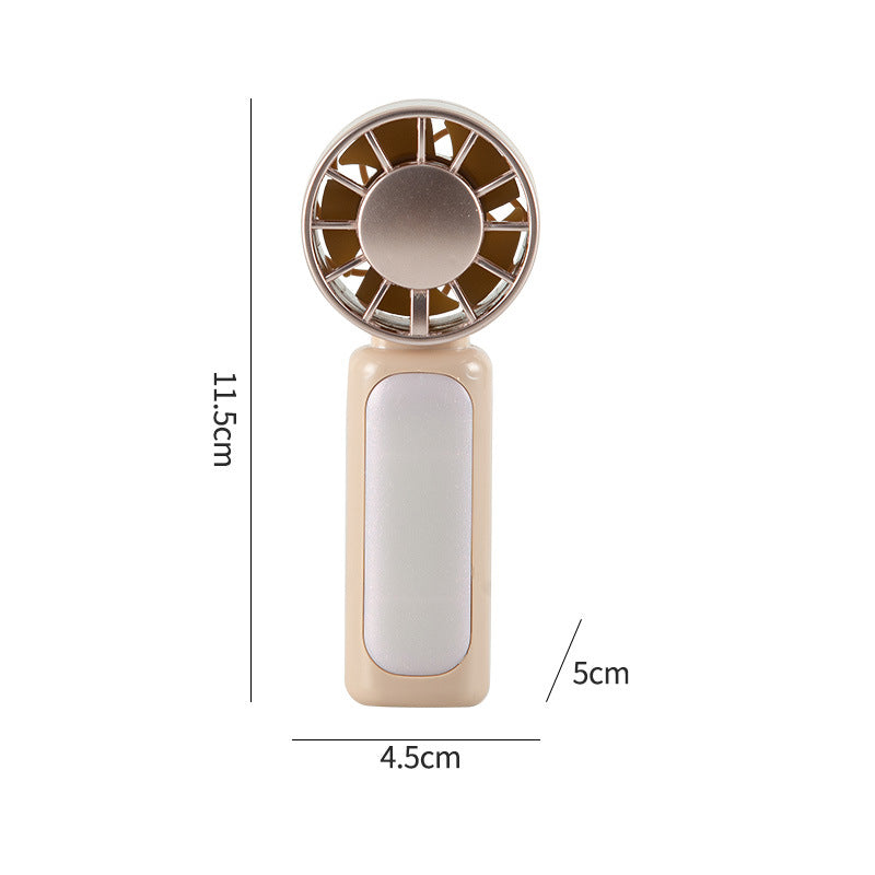 Kvinnelig bærbar håndvifte med ergonomisk design Skanto