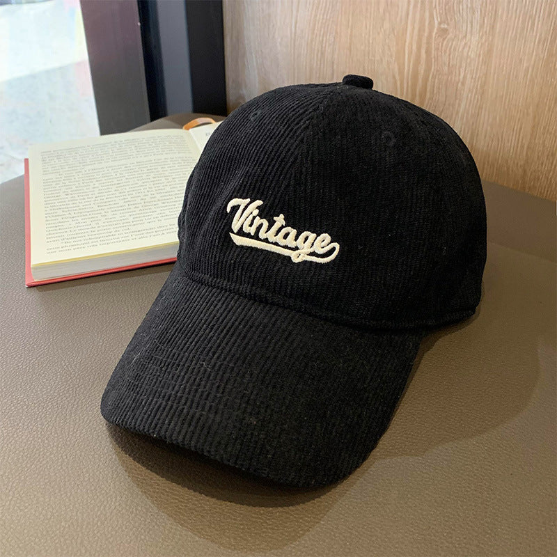 Herre Vintage Cordfløyel Baseball Cap Skanto