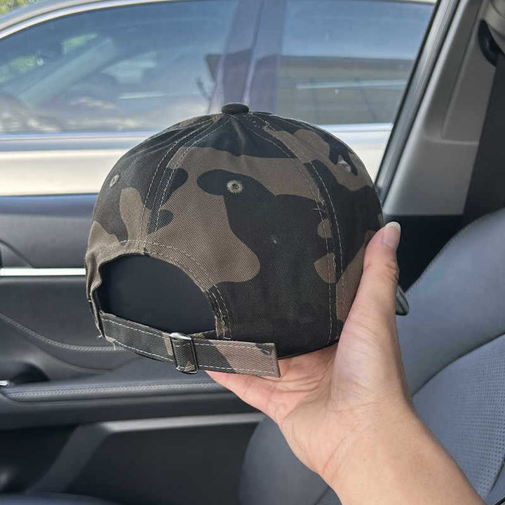 Unisex Kamuflasje Brodert Caps Skanto