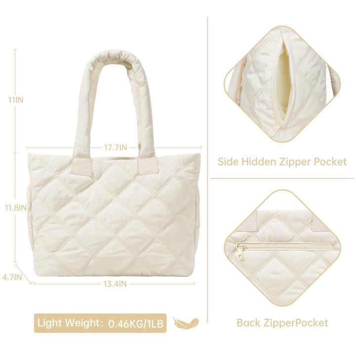 Quiltet Shopper-veske Skanto