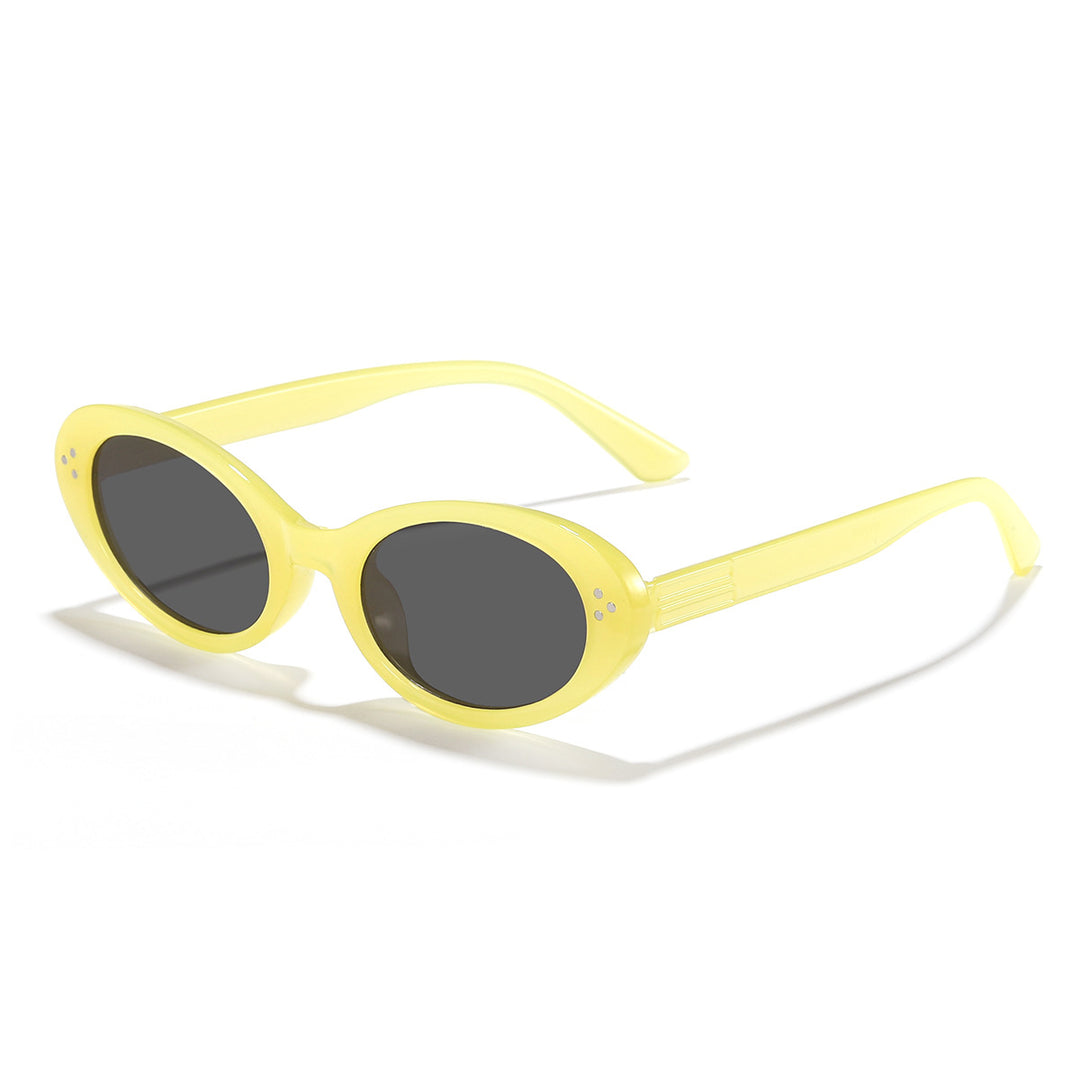Dame moter solbrille med elegant, oval design Skanto