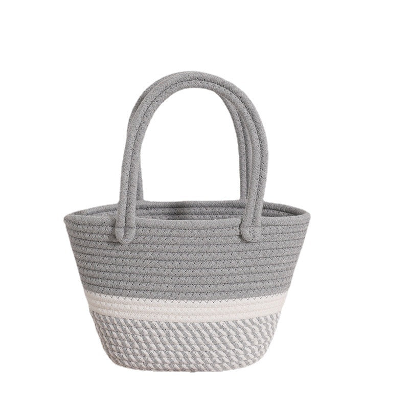 Modern handbag made of braided textile Skanto
