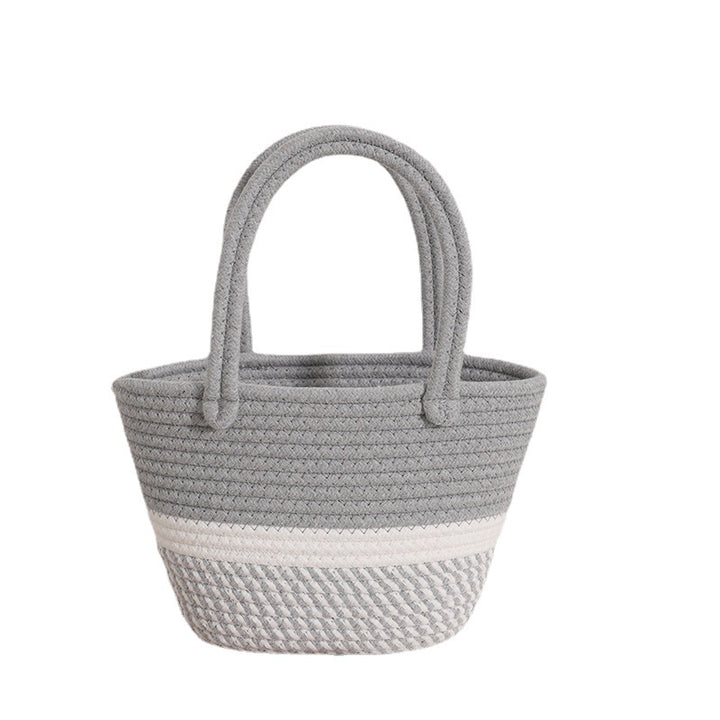 Modern handbag made of braided textile Skanto