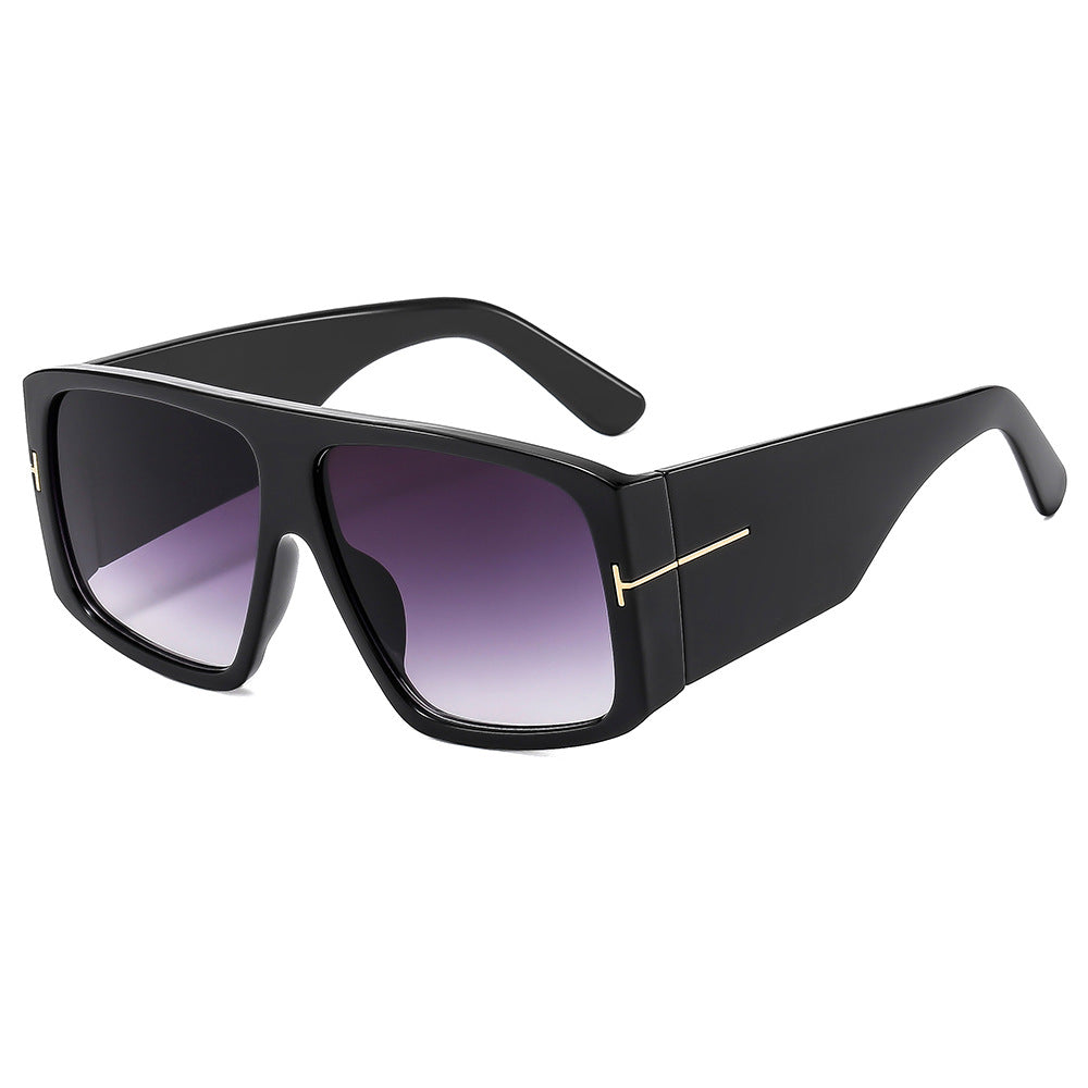 Dame oversized solbriller med moderne design og UV-beskyttelse Skanto