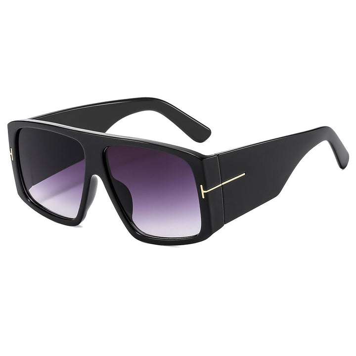 Dame oversized solbriller med moderne design og UV-beskyttelse Skanto