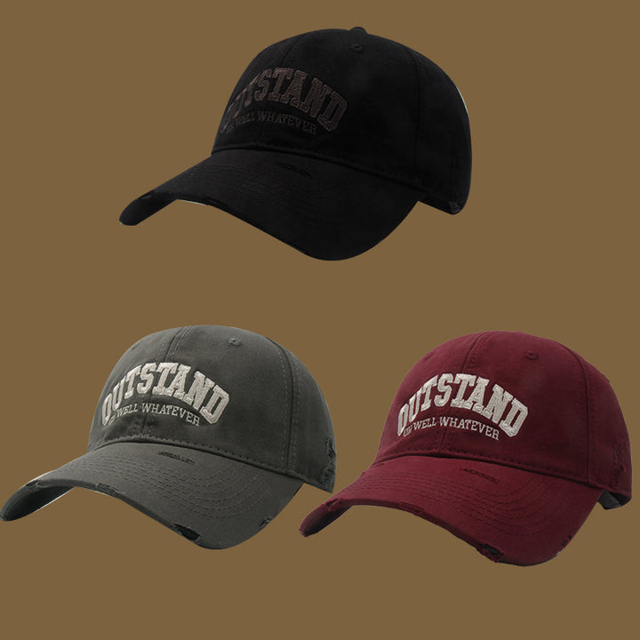 Unisex Slittet Fritids Caps Skanto