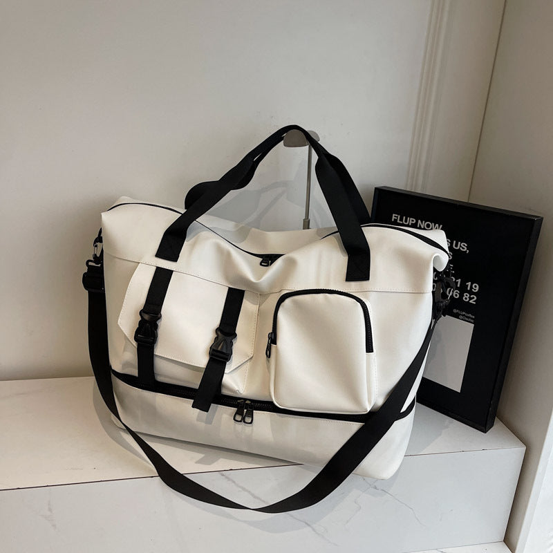 Robust Sport-Duffelbag med Flere Utvendige Lommer Skanto