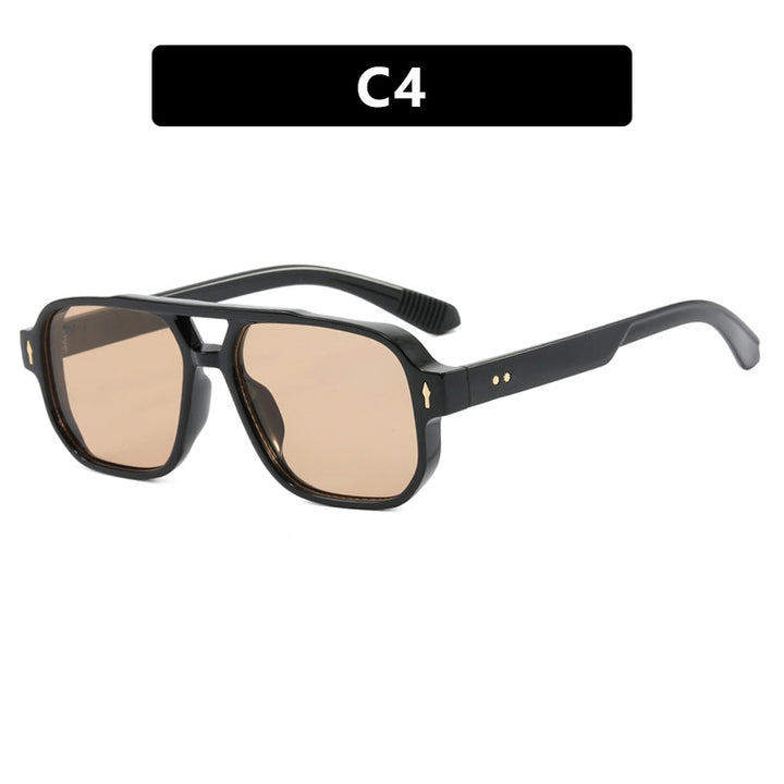 Women's fashion square sunglasses with luxurious details Skanto