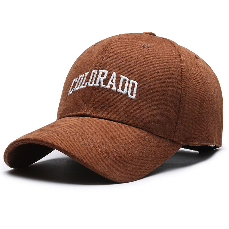 Menn's Casual Brodert Caps Skanto