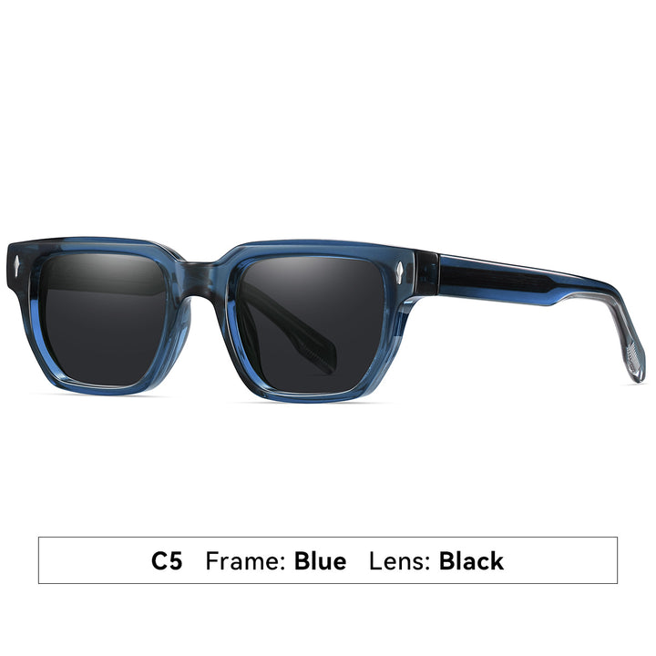 Dame solbrille i moderne, elegante kvadratdesign Skanto