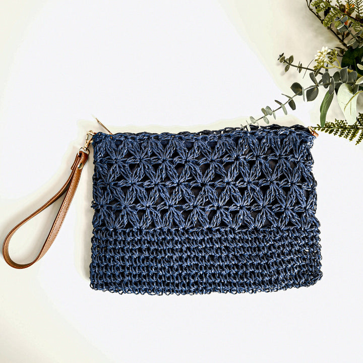 Håndlaget Makramee Clutch Skanto