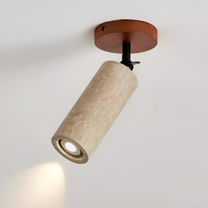 Skanto | Justerbar Travertin Tre LED Vegglampe og Taklampe