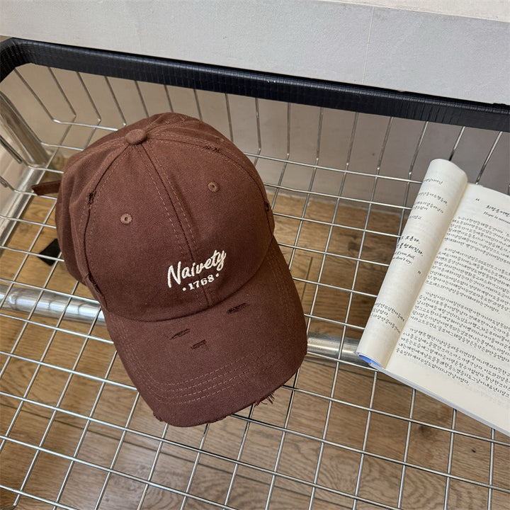 Herre Slittbomulls Baseball Caps Skanto