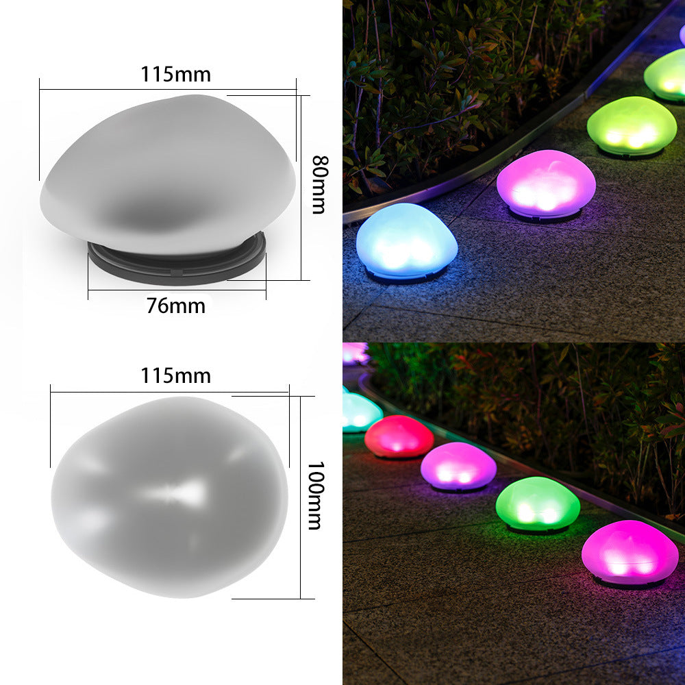 Oppladbare LED Pebble Sti Lys Vanntette Hage Akcent Skanto