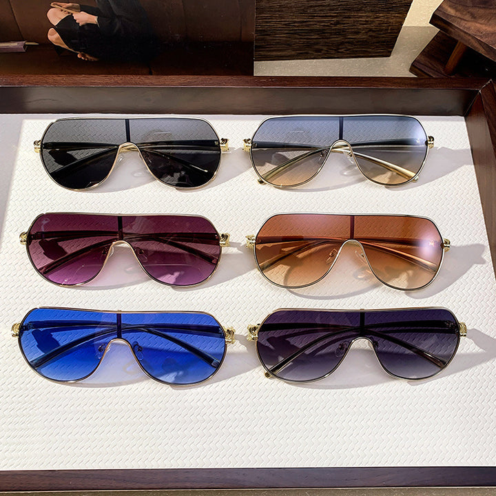 Women's oversized pilot sunglasses Skanto