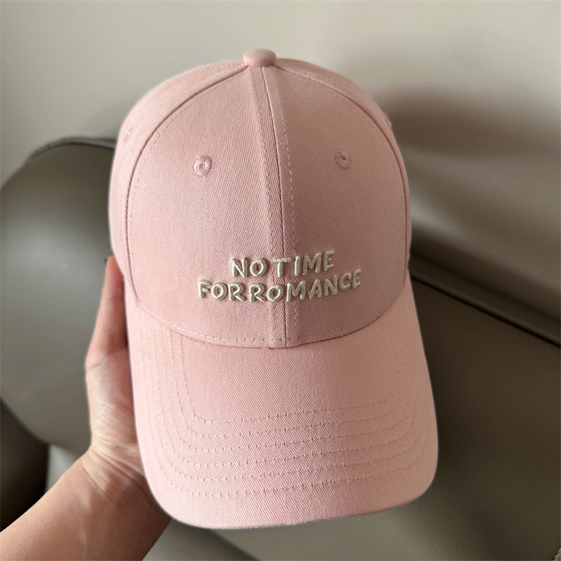 Kvinnens Casual Cap med Motiverende Broderi Skanto