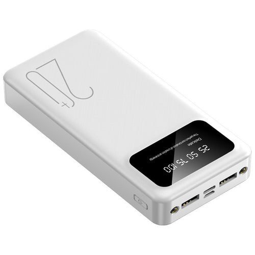 Bærbar powerbank med intelligent energivisning og hurtigladefunksjon Skanto