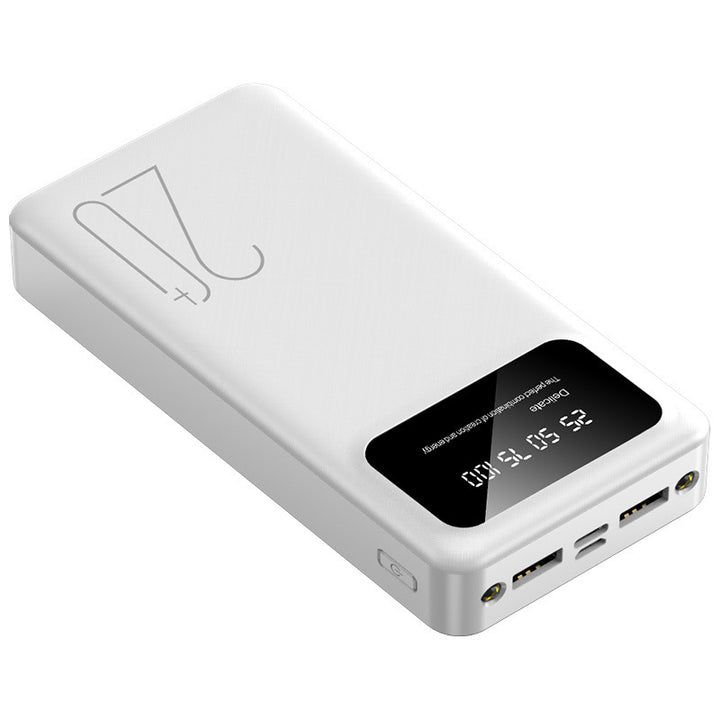 Høyytelses Powerbank med Lcd-skjerm og flere Usb-porter Skanto