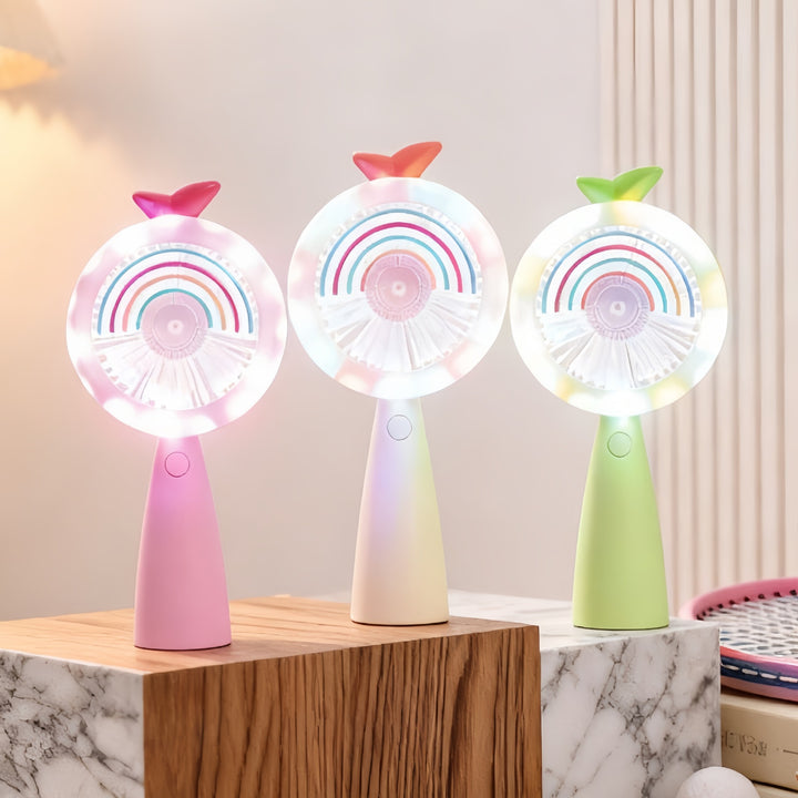 Dame Bærbar LED Håndvifte med innovativt design Skanto