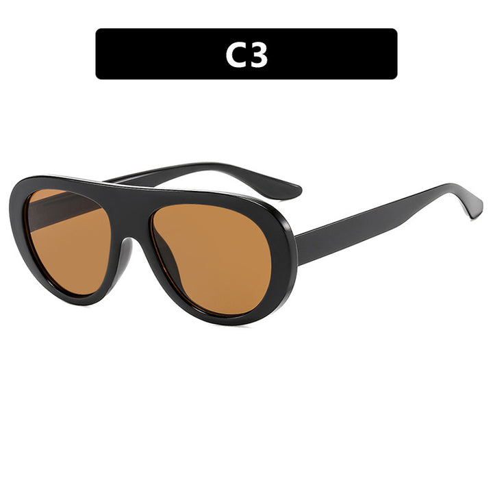 Women's fashionable oversized sunglasses with protective UV filter Skanto