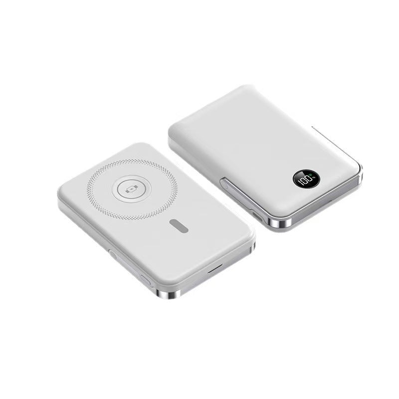 Powerbank med intelligent LCD-skjerm og trådløs ladefunksjon Skanto