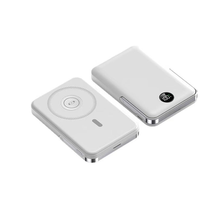 Powerbank med intelligent LCD-skjerm og trådløs ladefunksjon Skanto
