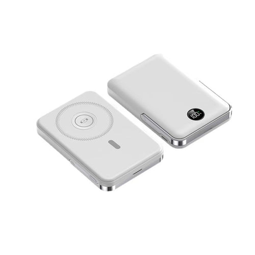 Powerbank med intelligent LCD-skjerm og trådløs ladefunksjon Skanto